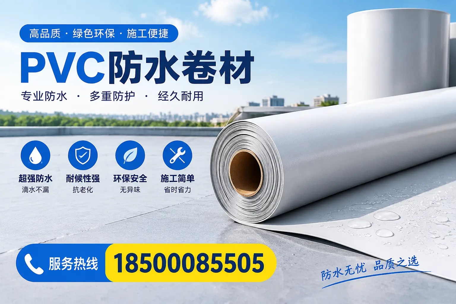 选用PVC防水卷材时需要避开的常见误区，特别是在白城